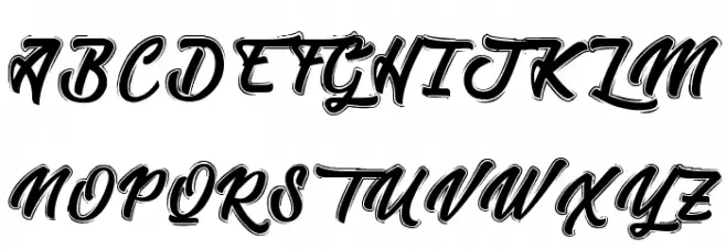 TastysushiLine Schriftart Groß