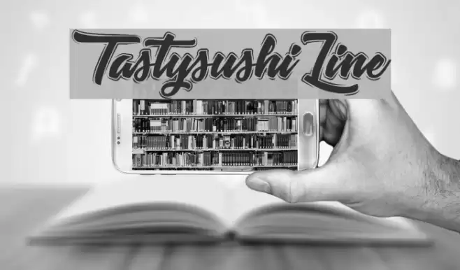 TastysushiLine Font examples