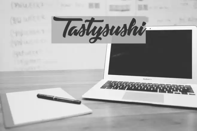 Tastysushi Font examples