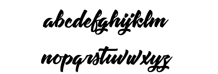 Tastysushi Font LOWERCASE
