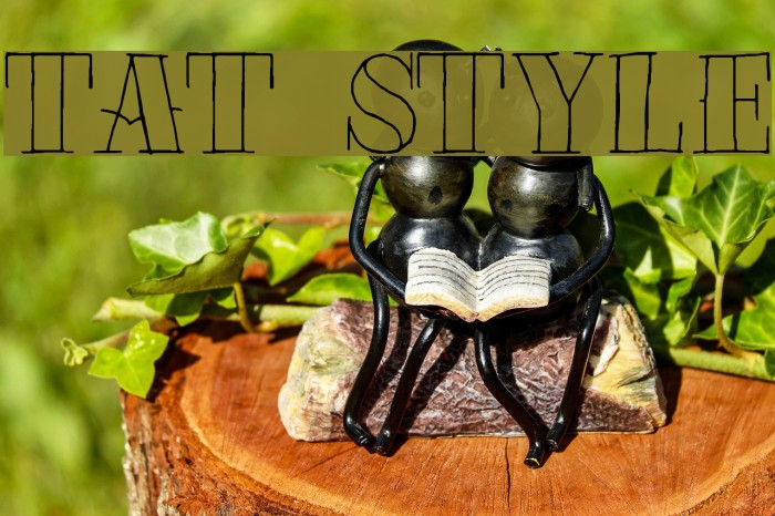 Tat Style Font examples