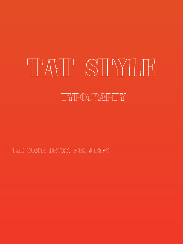 Tat Style Poster