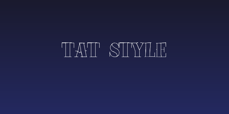 Tat Style Social Header