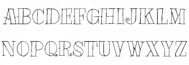 Tat Style Font LOWERCASE