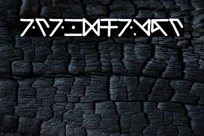 Tatalphabet Font examples