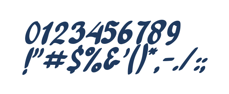 Tatan Deer Italic Other Characters