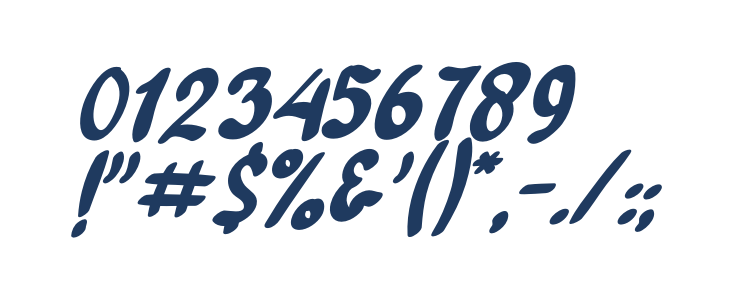 Tatan Deer Italic Other Characters