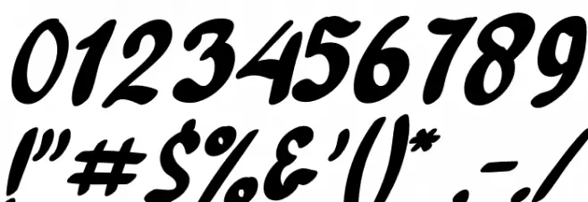 Tatan Deer Italic Font OTHER CHARS