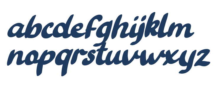 Tatan Deer Italic Lowercase