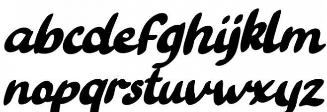 Tatan Deer Italic Caratteri MINUSCOLO