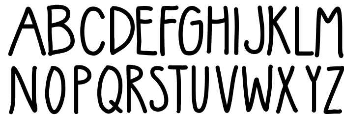 Tatertot Medium Font UPPERCASE