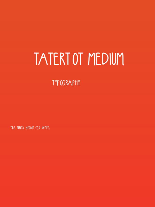 Tatertot Medium Poster