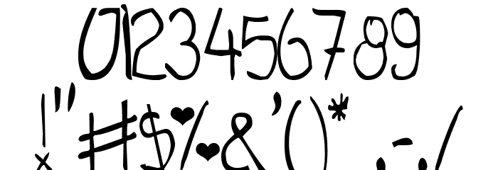 Tatida Rocking Font OTHER CHARS