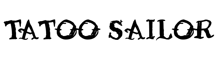 Tatoo Sailor  Frei Schriftart Herunterladen