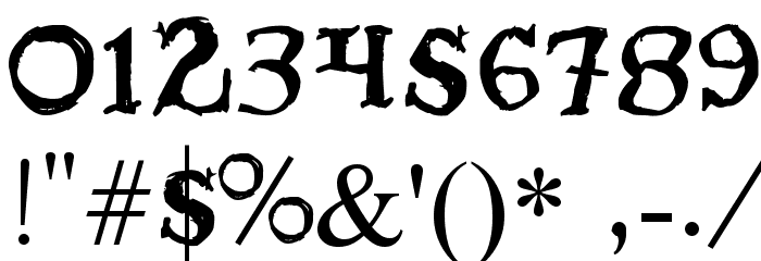 Tatoo Sailor Font OTHER CHARS