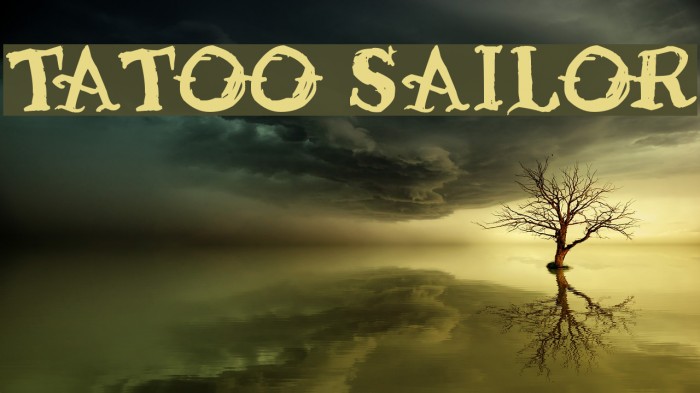 Tatoo Sailor Font examples