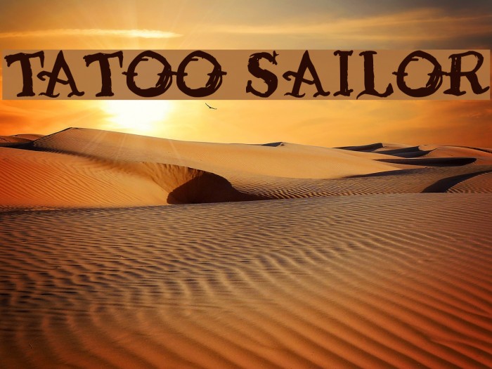 Tatoo Sailor Font examples