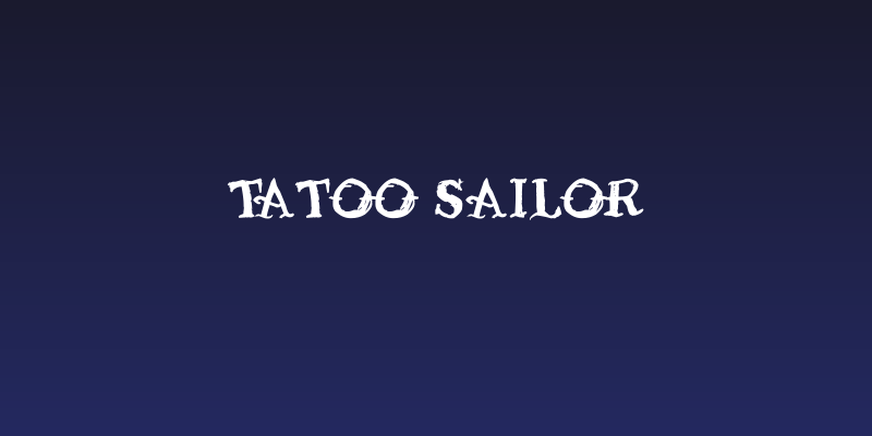 Tatoo Sailor Social Header