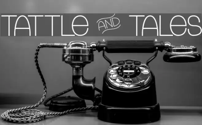 Tattle & Tales Font examples