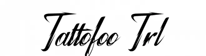 Tattofoo Trl  Frei Schriftart Herunterladen