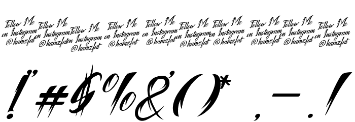 Tattofoo Trl Font OTHER CHARS