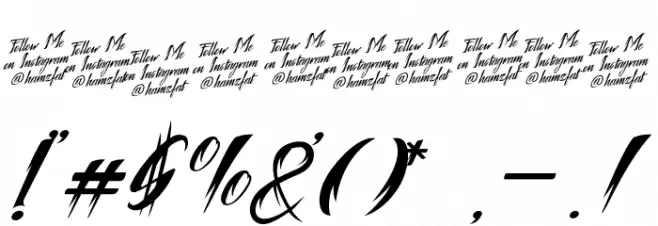 Tattofoo Trl Font OTHER CHARS