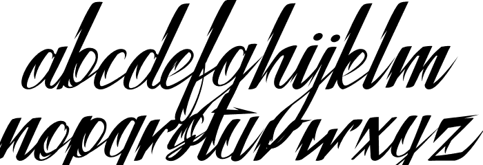 Tattofoo Trl Font LOWERCASE