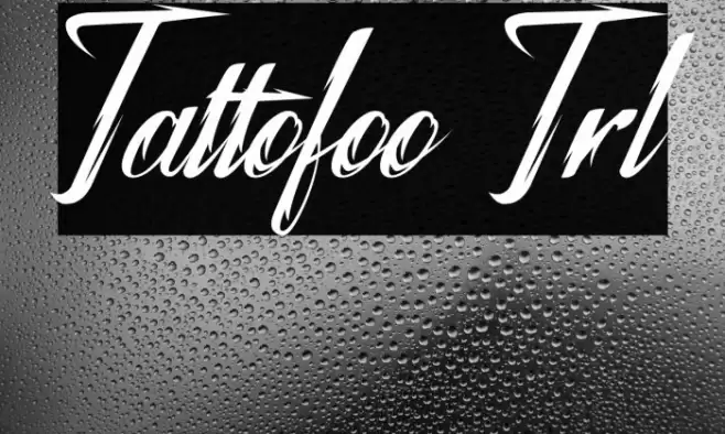Tattofoo Trl Font examples