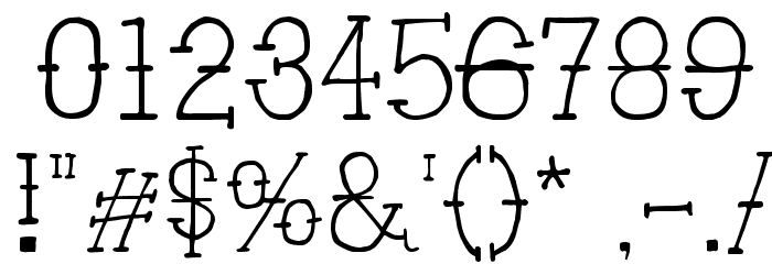 Tattoo GirlFW Font OTHER CHARS