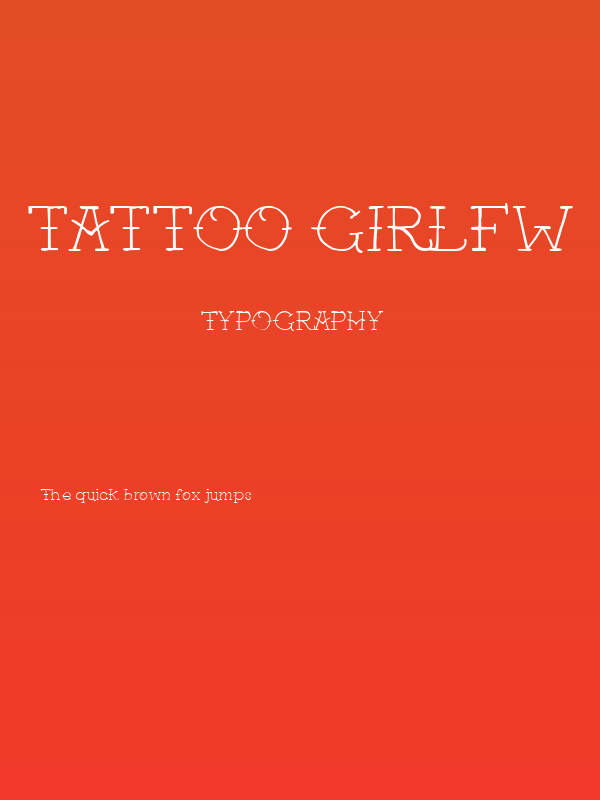 Tattoo GirlFW Poster