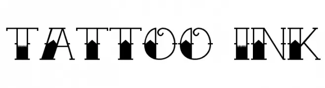 Tattoo Ink  フリーフォントのダウンロード