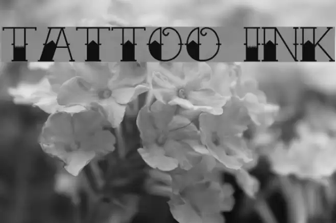 Tattoo Ink Font examples