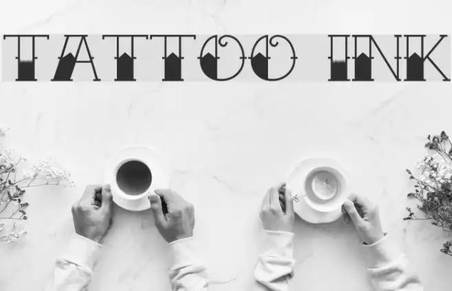 Tattoo Ink Font examples