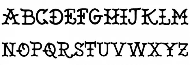 Tattoo Museum 字体 大写
