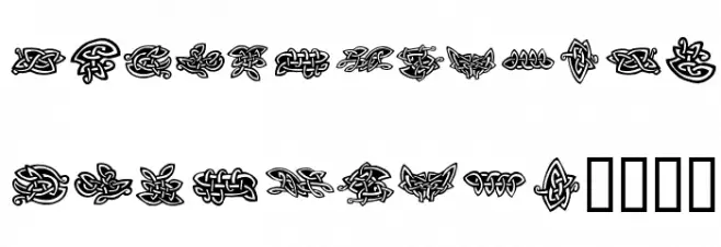 Tattoo No2 Fonte MAIÚSCULAS
