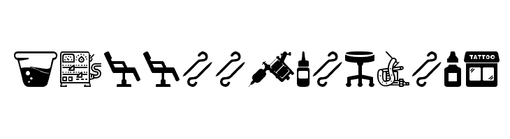 Tattoo Pro Icons  नि: शुल्क फ़ॉन्ट्स डाउनलोड