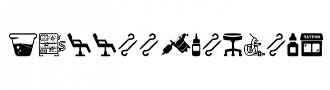 Tattoo Pro Icons  baixar fontes gratis