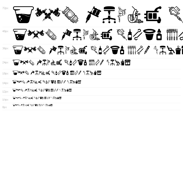 Tattoo Pro Icons Waterfall