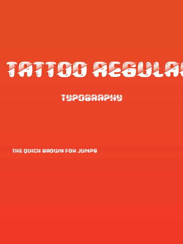 Tattoo Regular Poster