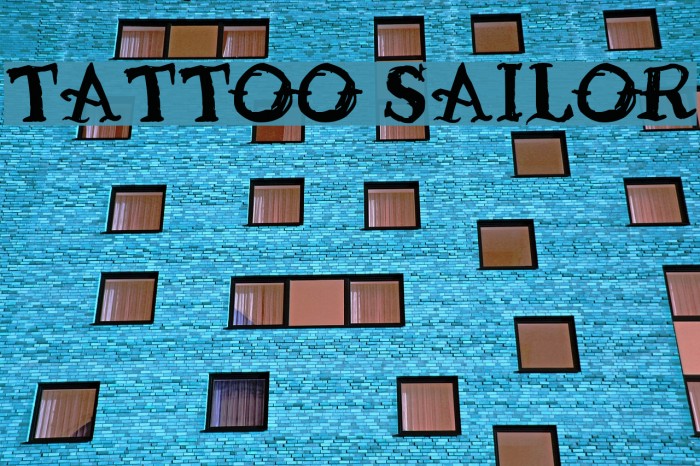 Tattoo Sailor Schriftart examples