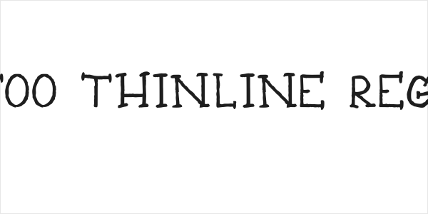 Tattoo Thinline Regular Logo