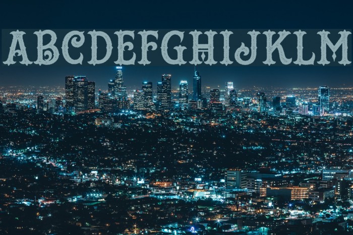 TattooShop Font examples
