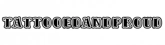 Tattooed and Proud  Free Fonts Download