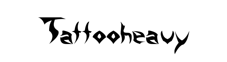 Tattooheavy  Frei Schriftart Herunterladen