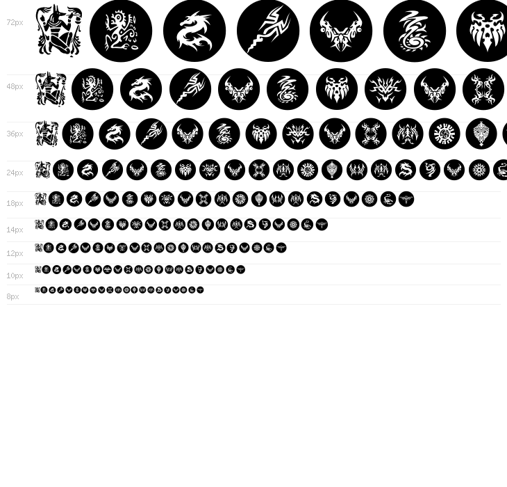 Tattoolike Waterfall