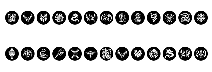 Tattoolike Font LOWERCASE