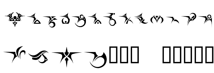 Tattooz 1 फ़ॉन्ट लोअरकेस