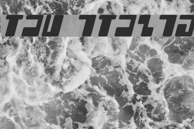 Tau Italic Font examples