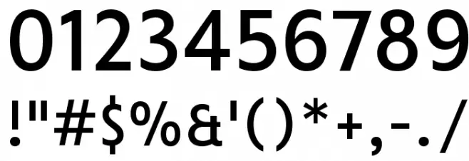 Tauri-Regular Font OTHER CHARS