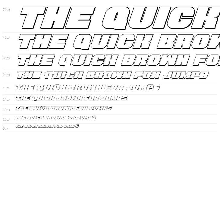 Tauro 3D Italic Waterfall